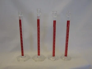 Cilindro escala métrica única Pyrex 3046 10 ml rojo de por vida - Imagen 1 de 5