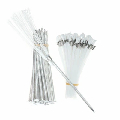 Trail Chasers White 6 In Ground Markers Lightweight - Survey, Landscaping 25-Ct