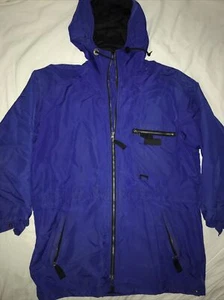 Giacca a vento vintage Eddie Bauer EBTEK viola anorak taglia media anni 90 donna - Foto 1 di 9