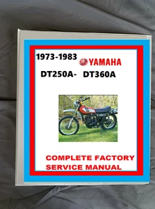1973-1983 Yamaha dt250a dt360a motorcycle workshop service manual - Picture 1 of 1