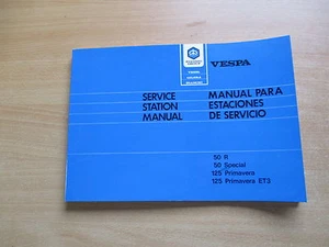 Vespa 50 R Special 125 Primavera ET3 service repair manual Werkstatthandbuch - Picture 1 of 9