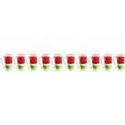 10 Pcs Miniature Simulation Beverage Model Doll House Mini Watermelon Juice