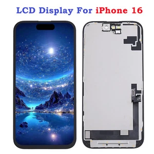 NEW For Apple iPhone 16 LCD Touch Screen Replacement Display Digitizer Assembly - Picture 1 of 8