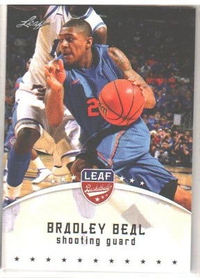 Tarjeta de novato radiocontrol 2- Bradley Beal 2012-13 Leaf #BB1 Foto 1 de 2