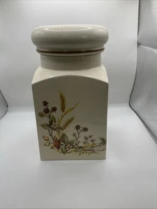 Vintage St Michael M&S Harvest Lidded Storage Jar - Tea Coffee Sugar 18cm - Picture 1 of 15