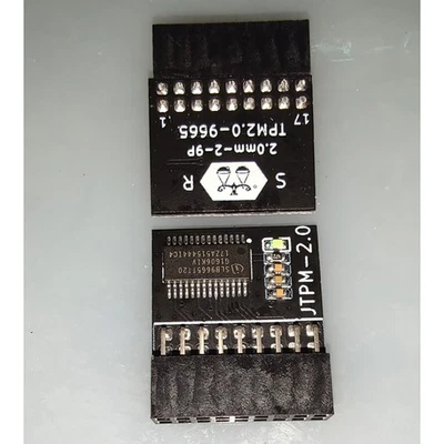 für Infineon TPM TPM2.0 Modul ASRock TPM 18-1 Pin Sicherheitsmodul Win11 - Bild 1 von 3