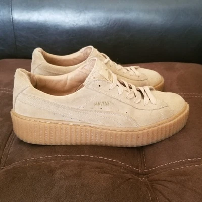 Puma Women's Suede Classic Suede Platform Brown Sneakers Tennis Shoes Size 10 - Image 1 of 4