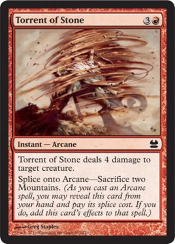 Torrent of Stone - Modern Masters #137/229 MTG Magic The Gathering - Image 1 of 1