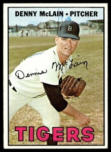 1967 Topps Denny McLain Detroit Tigers #420 C18 - Imagen 1 de 2