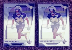 KOOL-AID McKINSTRY 2 Card LOT 2024 Panini PRIZM Lot NEW ORLEANS SAINTS RC - Picture 1 of 2