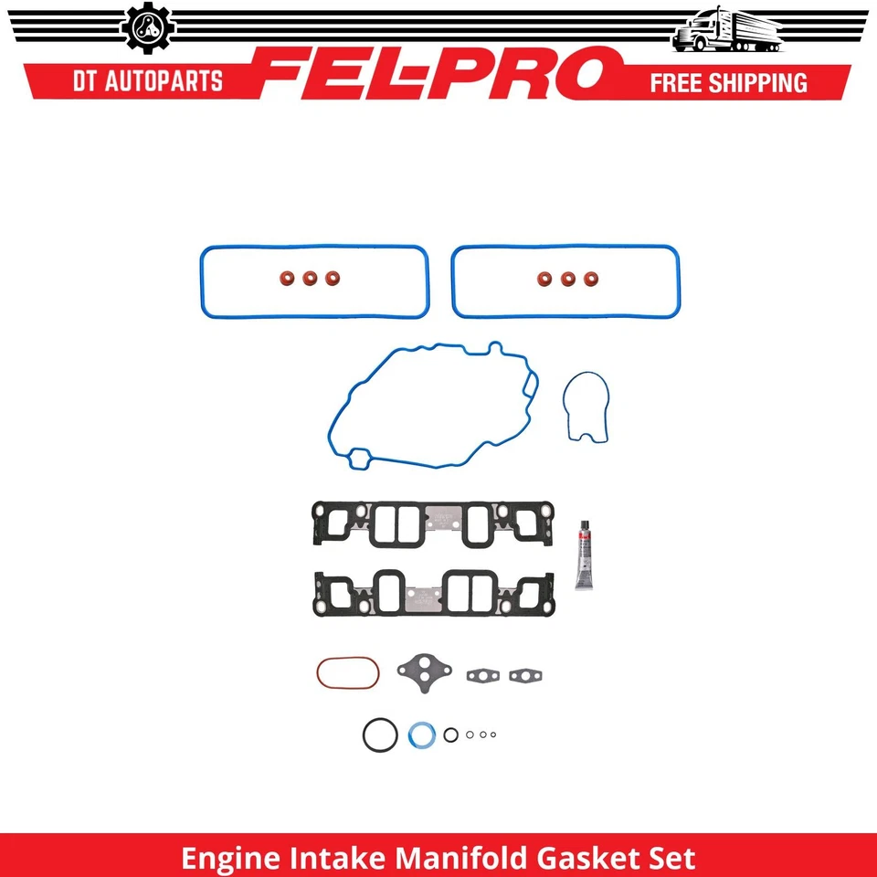 Juego de juntas de colector de admisión inferior y superior Fel-Pro para 96-06 GMC Savana 1500 Eng Foto 1 de 1