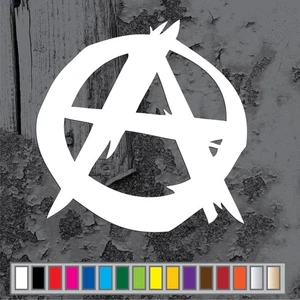 ANARCHY Symbol #1 cut vinyl decal car truck window sticker for Almost Anything - Picture 1 of 2