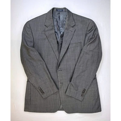Ralph Lauren, Blazer de Lana a Cuadros Gris, Abrigo Deportivo para Hombre, Dos Botones, Talla L-VUG Foto 1 de 4