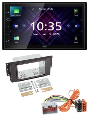 JVC DAB 2DIN MP3 Bluetooth USB Autoradio für Land Rover Free Lander 11-12 - Bild 1 von 4