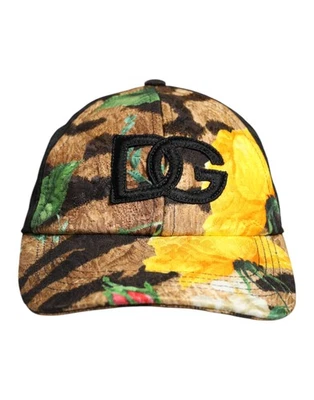 Dolce & Gabbana Multicolor DG Logo Parche 6 Paneles Gorra de Béisbol Para Hombre Auténtica Foto 1 de 4