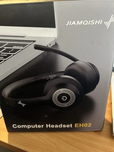 Jaimqishi Cuffie Computer EH02 Connessione Cablata e Wireless Sopra l'orecchio - Foto 1 di 10