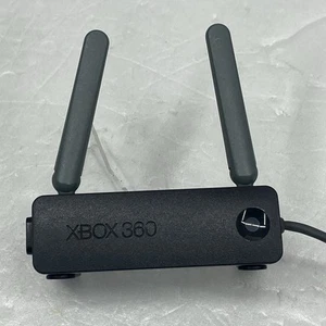 Xbox 360 Wireless N Networking Adapter WiFi Official Microsoft Genuine Black VGC - Picture 1 of 5