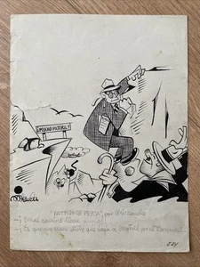 IBERMONEDA| Dibujo viñeta de Miranda para periódico Ideal de Granada. - Bild 1 von 2