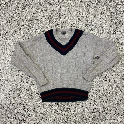 Suéter de Colección Años 90 INC International Concepts Para Hombre GRANDE Cuello en V Tejido Multicolor Foto 1 de 4