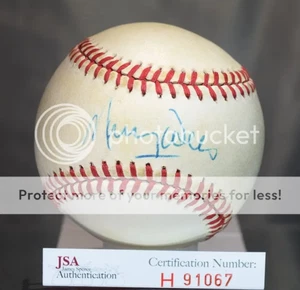 Maury Wills Signed Jsa Authentic Feeney National League Baseball Autograph - Picture 1 of 1