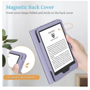 Case for 7"/6.8" Kindle Paperwhite(12th/11th Gen-2024/2021) Foldable Stand Cover - Picture 1 of 3