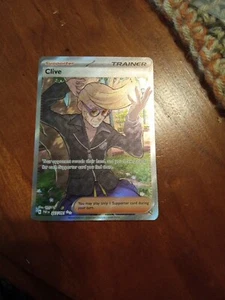 Pokemon TCG Paldean Fates Clive 227/091 Ultra seltene vollständige Kunst fast neuwertig - Bild 1 von 2