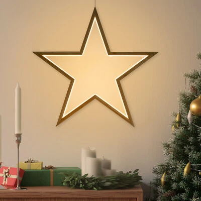 ARTECSIS LED-Stern hängend - Weihnachtsstern Fensterlicht aus Bambus warmweiß - Bild 1 von 4