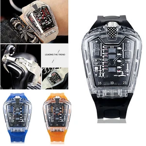 KIMSDUN Mode Herren Quarzuhr Wasserdicht Sportuhr Silikon Kautschukband - Bild 1 von 19