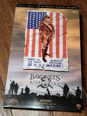 2002 Sideshow Bayonets & Barbed Wire 3rd Series US 5th Marine Infantry Figure - Image 1 of 4