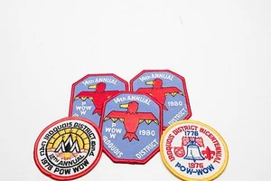 Vintage Iroquois District Pow Wow Boy Scout Patches - Picture 1 of 1