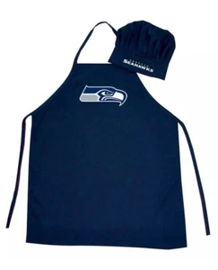 Seattle Seahawks NFL Barbecue Tailgating Schürze & Kochmütze - Bild 1 von 4