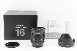 FUJIFILM XF 16mm f/1.4 R WR Lens + Hood Near Mint From Japan #19292 - Picture 1 of 9