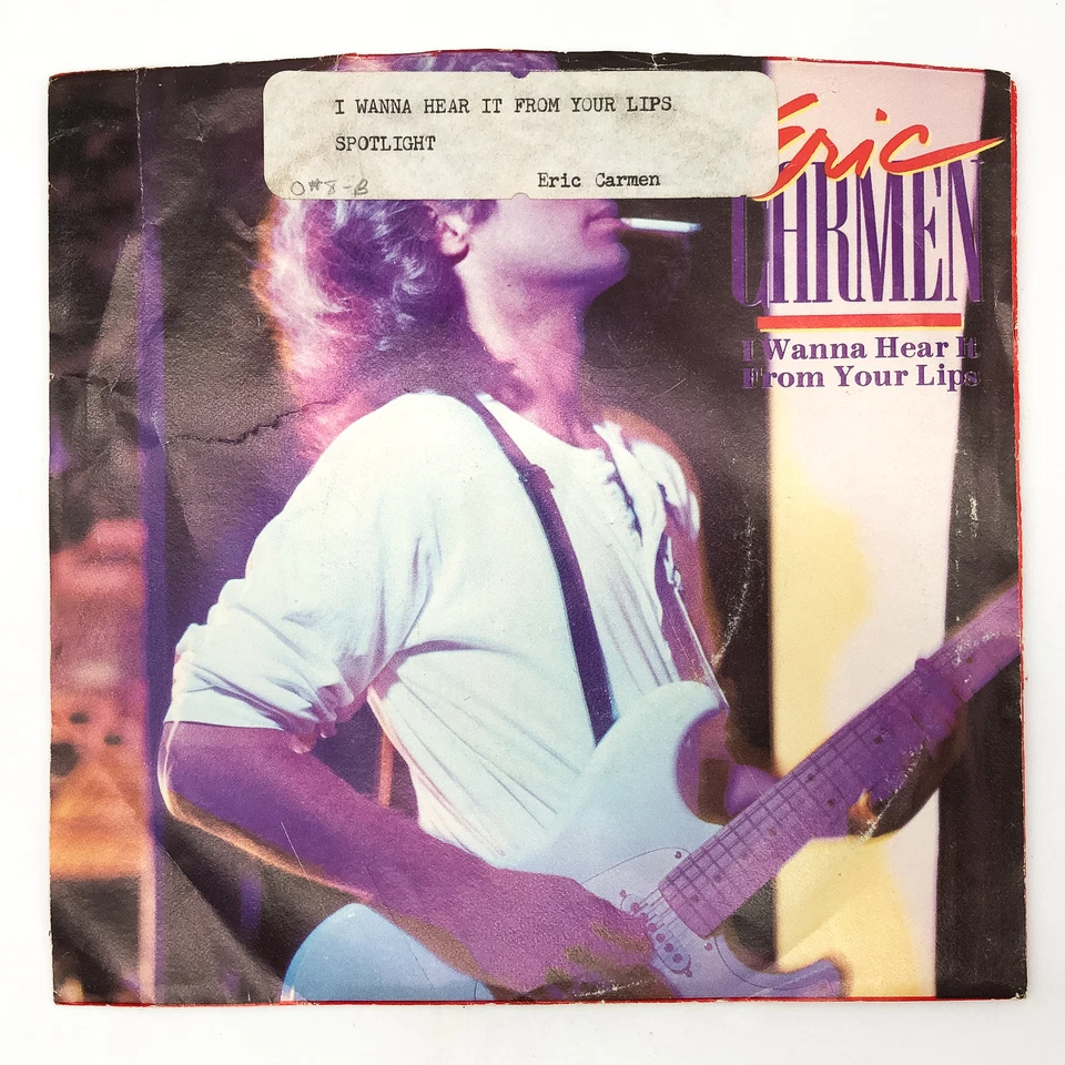 Eric Carmen I Wanna Hear It From Your Lips Record 45 Single 7-29118 Geffen 1984 - Image 1 of 4