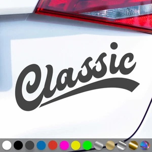 Classic Decal Oldtimer Retro Oldschool Sticker Car Truck Gift Idea - Picture 1 of 21