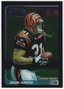 2003 BOWMAN CHROME JEREMI JOHNSON RC #177 CINCINNATI BENGALS WESTERN KENTUCKY - Bild 1 von 2