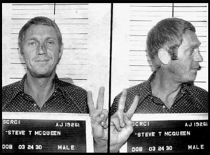 FOTO DE PÓSTER BRILLANTE STEVE MCQUEEN FOTO foto policial motocicletas vegas 84 - Imagen 1 de 1