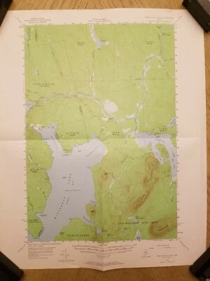 USDOI 1965 USGS PUC North East Carry Quadrangle Maine Topographic Map N4545 1954 - Image 1 of 4