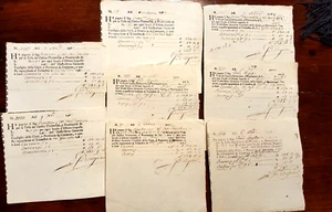 15913-CONTADO DI CREMONA, 8 PAGAMENTI DAL 1765 AL 1775, EREDI REPELLINI AD ALI.. - Picture 1 of 1