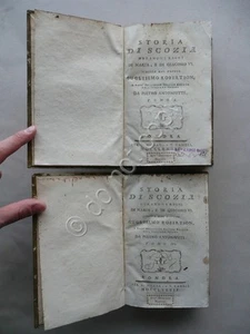 Geschichte Schottlands Königreiche Maria James VI Robertson Millar London 1784 2 Bände - Bild 1 von 1