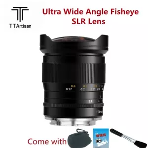 Lente manual gran angular ojo de pez TTArtisan 11 mm F2,8 para cámara Nikon F SLR D800 - Imagen 1 de 11