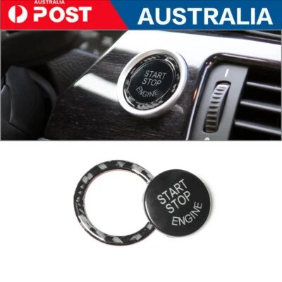Car Engine Start-Stop Button Cover With Ring For BMW 3/5 Series X1/X3/X5/X6 - image 1 of 4