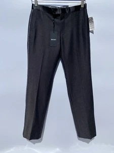 Dkny Black Skinny Fit BDandy Boys Line One Side Dress Pants 16R /28w - Picture 1 of 12