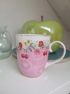 NEU Pip Studio Tasse 350 ml Cherry Pink Rosa Becher Haferl Kirschen - Bild 1 von 4
