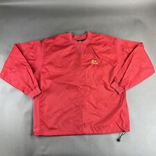 Easton Jersey XL Red Mens Nylon Pullover Long Sleeve Athletic Used Casual Mesh