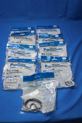 18 Belts Genuine Panasonic Flat Canister Vacuum CB4 MC-270B MCV-9610 MC-72 OEM - image 1 of 4