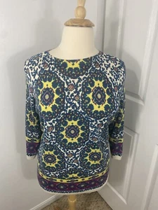 Talbots 2X 100% Merinowolle Artsy Bohemian Pullover Preppy klassisch bequem - Bild 1 von 13