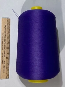 Cougar Tex-24 Polyester Serger Thread huge 16oz Cone Purple VT1447 - Picture 1 of 2