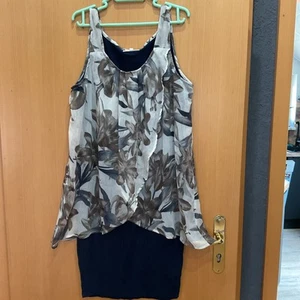 Kleid Sommerkleid Damenkleid Neuwertig Chiffon Doppellagenlook - Bild 1 von 2