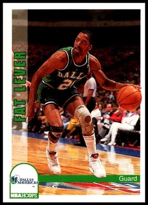 1992 Fat Lever Skybox NBA Hoops BASKETBALL #49 Dallas Mavericks - Image 1 of 2