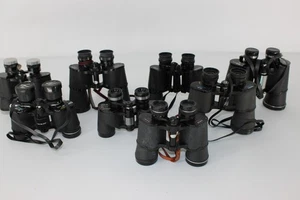 Fx8 Vintage Binoculars Inc Miranda, Super Zenith, Some Cased - Picture 1 of 5